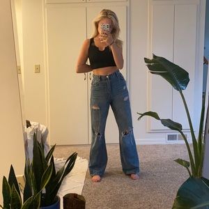 Berksha Wide Leg, High Rise! Barely worn